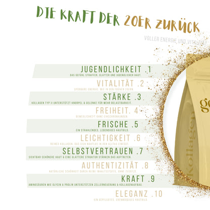 Kollagen Pulver 500g – Typ 1 2 3 Hydrolysat aus Weidehaltung