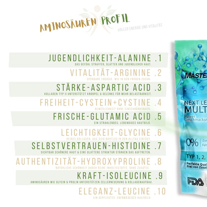 Kollagen Pulver 500g – Multi Collagen Typ 1 2 3 4 5 Hydrolysat