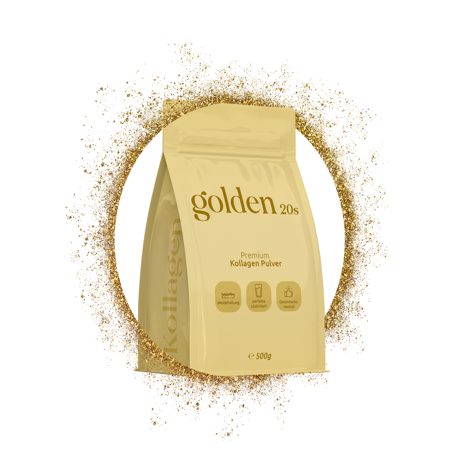 Golden20® Kollagenpulver 500g – hochwertiges Nahrungsergänzungsmittel für Haut, Haare und Gelenke von NaturGEG Vital GmbH